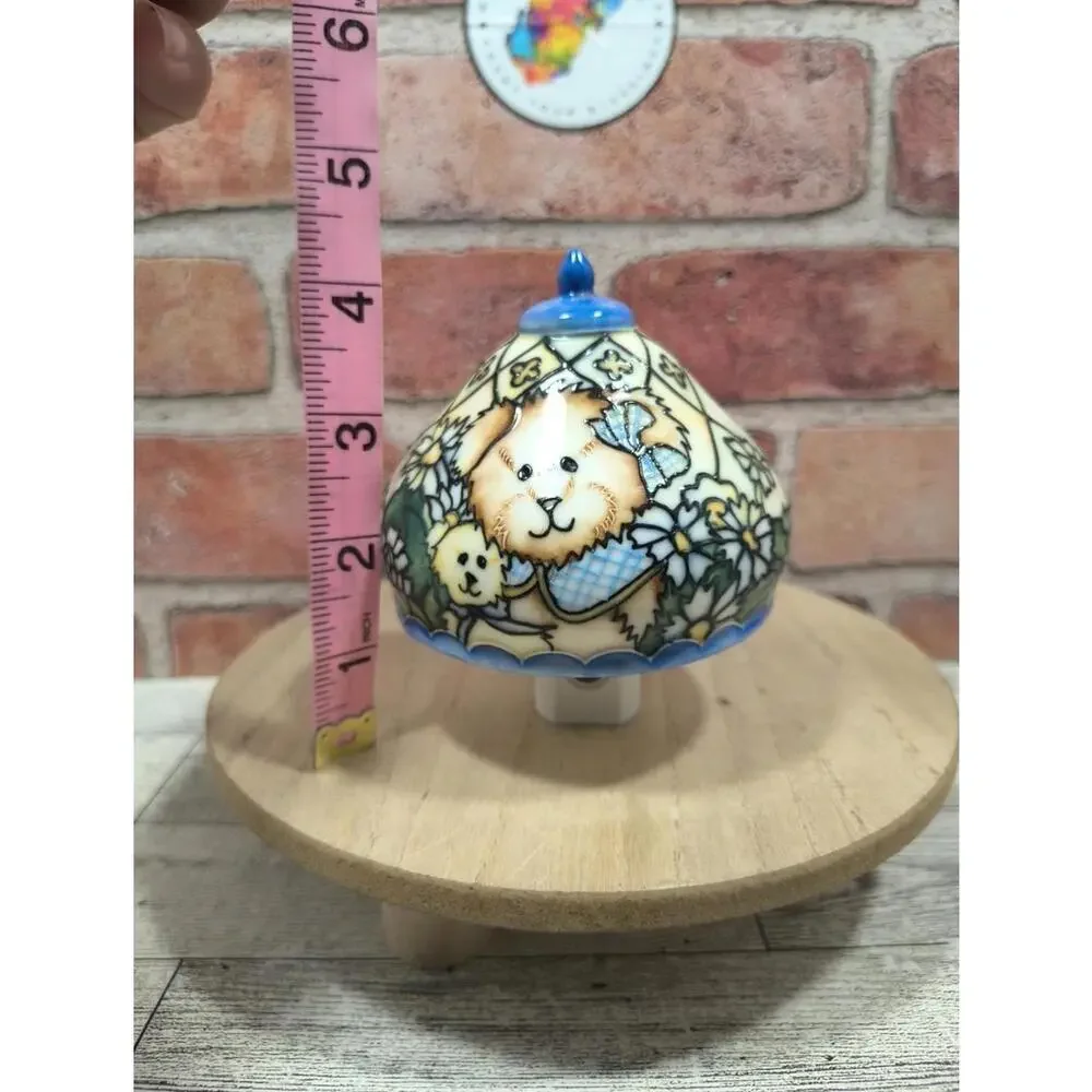 Boyds Bears Glowscapes Collection Blossoms of Friendship Nightlight #811804 HTF
